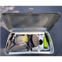 Load image into Gallery viewer, The Airboard Heavy Metal Shelf is a robust aluminum storage solution designed to increase the storage capacity of the Airstream (R) trailer.
